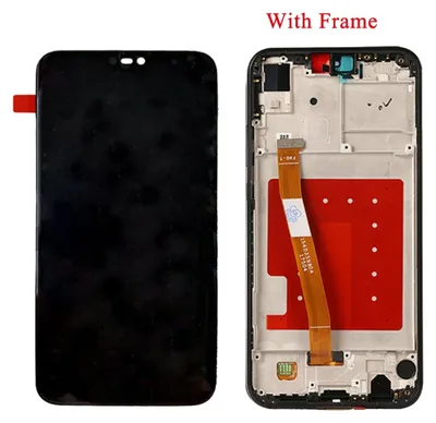Produktbild von Für Huawei P20 Lite LCD Display mit Rahmen Touch Screen Schwarz ANE-L02 K
