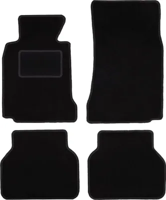 Produktbild von Schwarze Veloursmatten für: BMW 5 E39 Limousine, Kombi, Touring (1996-2004)