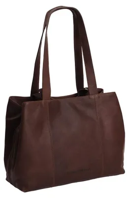 Immagine prodotto di Borsa a tracolla in pelle, marrone, 36 cm