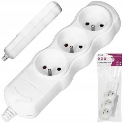 Produktbild von Orno OR-AE-13262/W Mehrfachsteckdose 3-fach mit Schutzkontakt