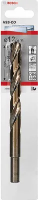 Zdjęcie produktu dla Wiertło do metalu HSS-Co, DIN 338, 12 x 101 x 151 mm, opakowanie 1 szt