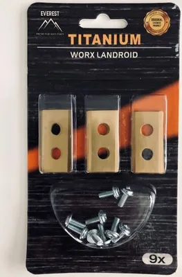 Obrázok produktu pre Nože robotických kosačiek na trávu pre WORX NAC TYTAN KPL. 9 ks.