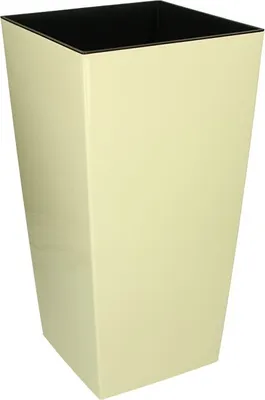 Produktbild von NEU!!! Blumentopf Blumenkübel Kunststoff Urbi Square Creme "225'