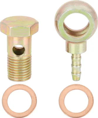 Produktbild von 14mm Banjo Schlauch Bolzen Unterlegscheibe Fitting Metall für Motorrad Auto