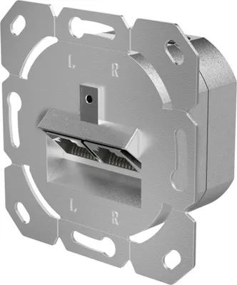 Produktbild von Hama Netzwerkdose CAT-6a, 10 Gbit/s, Unterputz