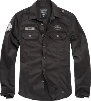 Produktbild von Brandit Luis Vintage Langarm-Shirt Größe 6XL Farbe Schwarz