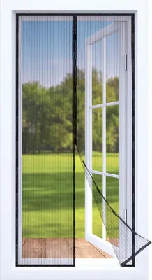 Produktbild von EASYmaxx Moskitonetz 100x210cm schwarz Magic Klick