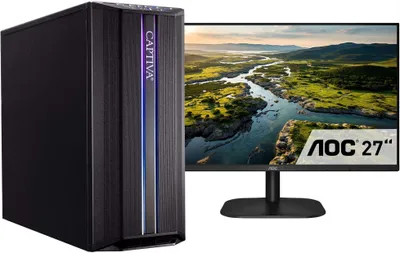 Produktbild von CAPTIVA Power Starter I72-059, 2,1 GHz, Intel® Core™ i7, i7-12700, 16 GB, 500 GB, Windows 11 Home