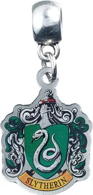 Image de Carat Shop, The Harry Potter Pendentif Slytherin Crest (argenté)