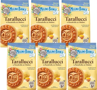 Produktbild von MULINO BIANCO Tarallucci Mürbegebäck aus Italien 350g x 6 Pakete