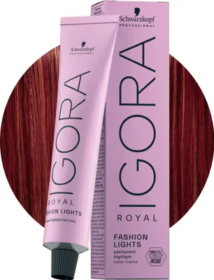 Produktbild von Schwarzkopf Igora Royal Fashion Lights, Rot, L-88, Unisex, 60 ml, Alle Haare, Farbspeichernd, Glanz