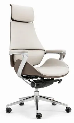 Produktbild von Ergonomischer Bürostuhl mit verstellbaren Armlehnen und Kopfstütze