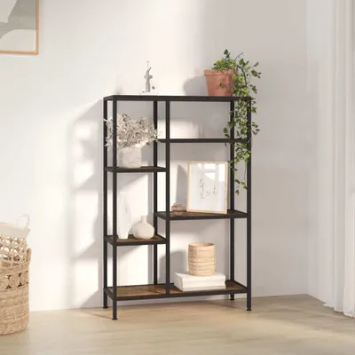 Immagine prodotto di vidaXL Scaffale 80x30x120 cm in acciaio e legno - Scaffale - Librerie - Libreria - Mensola