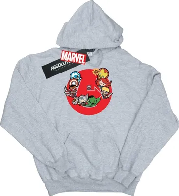 Image de Marvel - "Avengers Ready Steady War" Sweat à capuche pour homme BI12770 (XL) (Gris)