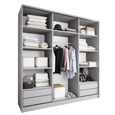 Produktbild von Offener Kleiderschrank MERV K7 200 grau
