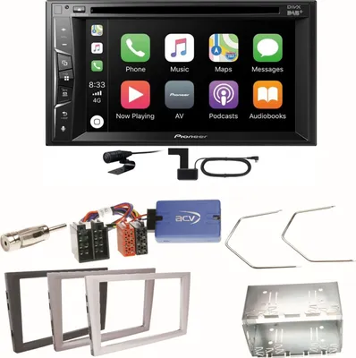 Produktbild von Pioneer AVH-Z3200DAB Carplay DAB Einbauset für Opel Vectra C Signum Corsa Combo