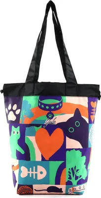 Produktbild von Gabs Schultertasche Piccola Shopper Bag Cats in Love bunt