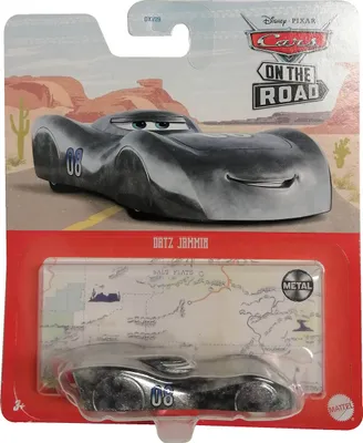 Produktbild von Mattel HHV02 Disney Pixar Cars on the Road Datz Jammin Spielzeugauto Actionauto Silber
