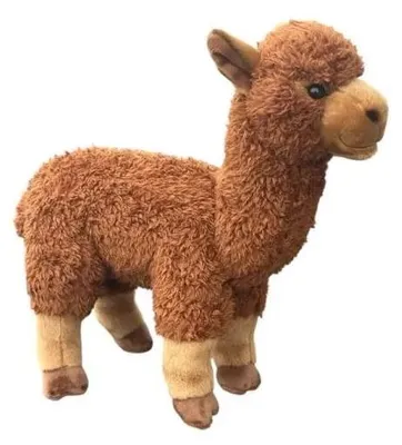 Obrázok produktu pre Brązowa alpaka pluszowa maskotka 28 cm