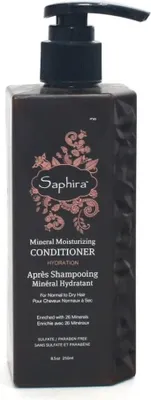 Zdjęcie produktu dla Saphira, Mineral, Sulfates-Free, Hair Conditioner, For Moisturizing, 250 ml