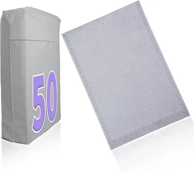 Productafbeelding van 50 st. Premium wegwerpwashandjes - Hoogste klinische normen - Wegwerp washandjes - Wegwerp washandjes