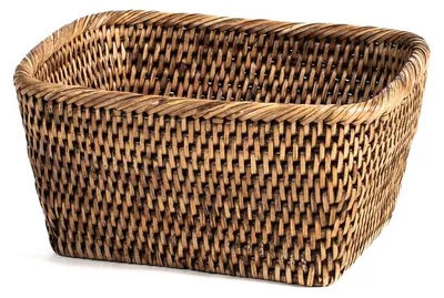 Image de H&H panier rectangulaire en rotin cm 16x20x11h