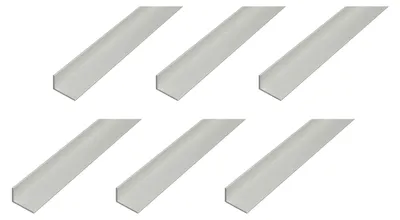 Immagine prodotto di Alberts, profilo angolare, alluminio, anodizzato argento, 50 x 30 x 3 mm, lunghezza 2 metri
