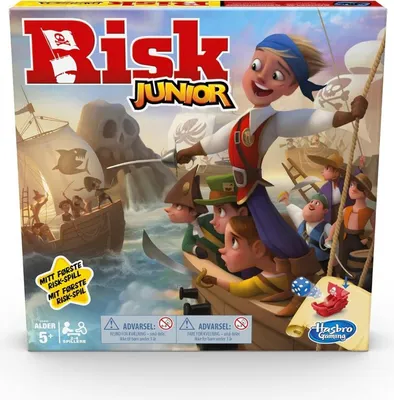 Produktbild von Risk Junior (Danish, Norwegian) Brettspiel 5+ Yearbeschädigt