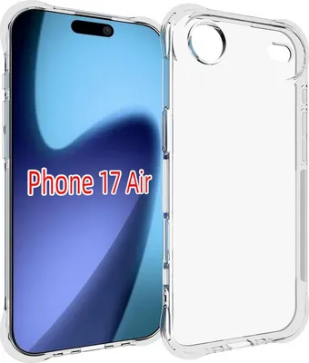 Produktbild von Mobigear Cushion Durchsichtig iPhone Air Hülle Flexibles TPU Backcover - Transparent