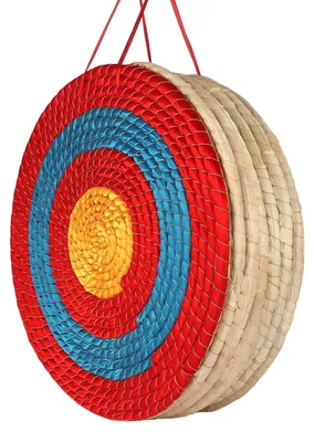 Zdjęcie produktu dla Solidchoice - Cel do strzelania z łuku, ręcznie wykonany, wykonany z słomy, średnica 50 cm