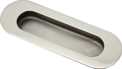 Produktbild von Edelstahl Griffmuschel hochglanzpoliert Griffmulde Muschelgriff Möbelgriff Chrom rund