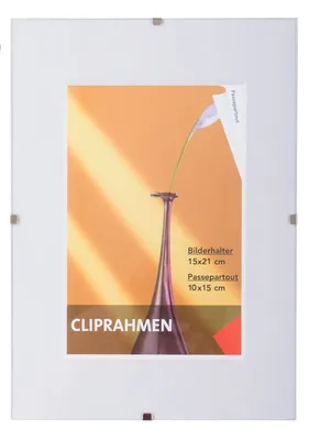 Produktbild von Rahmenloser Bilderrahmen 15x21cm Fotorahmen Bilderhalter Cliprahmen Rahmen