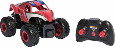 Produktbild von Monster Jam , Marvel Spider-Man RC, ferngesteuerter 1:24 Truck, Monstertruck, 4 Jahr(e), Kunststoff, Schwarz, Rot
