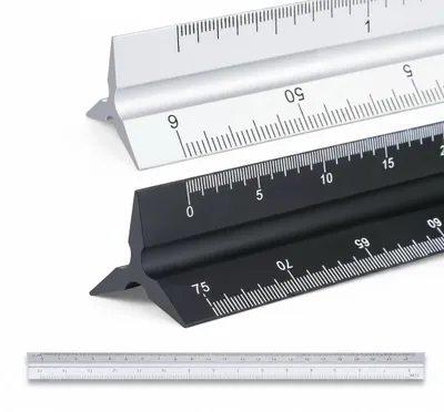 Produktbild von InAndOutdoorMatch - Schaalliniaal set - Aluminium - 30 cm