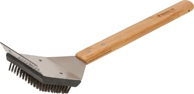 Immagine prodotto di Spazzola per griglia Monolith in acciaio inox con manico in bambù 45 cm 206006