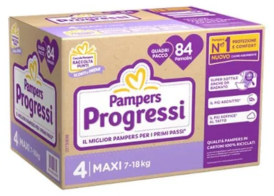Productafbeelding van PAMPERS QUADRI PROGRESSI MAXI, 84 stuks