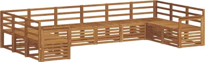 Productafbeelding van Hoekbank Set 10 pcs Naturel