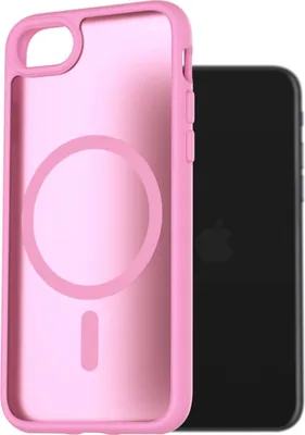 Immagine prodotto di AlzaGuard Custodia opaca compatibile con Magsafe per iPhone 7 / 8 / SE 2020 / SE 2022 rosa lavanda