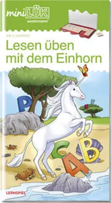 Produktbild von miniLÜK Lesen üben mit dem Einhorn