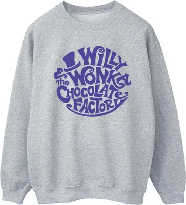 Produktbild von Willy Wonka & The Chocolate Factory - Sweatshirt für Herren BI50589 (L) (Grau)