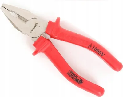 Produktbild von SCHMITH Kombinationszange 160mm Kombizange Chrom-Vanadium-Stahl Isoliert