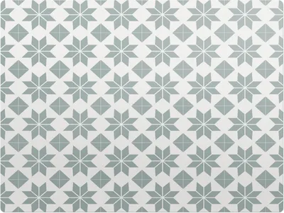 Obrázek produktu pro Geometrický Květinový Vzor– Ochranná podložka na podlahu – Podložka pod židli – 120x90 cm – Protiskluzová podložka na tvrdé podlahy