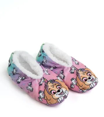 Produktbild von Paw Patrol Ballerinas für Mädchen - ABS Winter Hausschuhe gefüttert Kinder Slipper Pantoffeln Pink 31-34