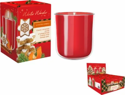 Immagine prodotto di Candela in vetro WINTER WONDER-COOKIES+ORANGE 150g