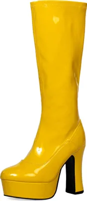 Produktbild von Plateau Stiefel mit Reißverschluss gelb Schuhgröße: 39