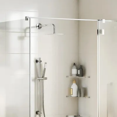 Obrázok produktu pre Dažďová sprchová hlavica, oceľ 304, 20x20 cm, štvorcová