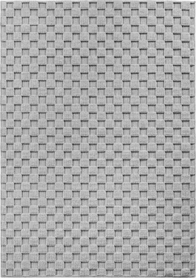 Produktbild von 80x150 cm Kurzflor-Teppich Helix 2203 silver