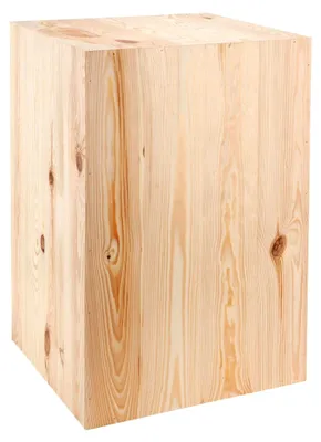 Produktbild von Pflanzenständer aus Holz, Vintage Holzdeko, Blumenständer, Blumenhocker, Holzblock, Dekosäule, Blumensäule DIY, Stabil und Langlebig, 60x40x40 cm
