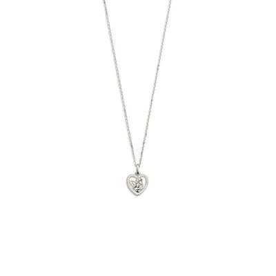 Produktbild von Xenox XS3552 Halskette mit Anhänger Damen Herz Schutzengel Sterling-Silber