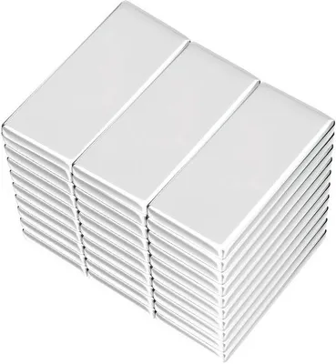 Produktbild von Neodymium-Magneten 20 x 10 x 1 mm, selbstklebende Magnetplatten, seltene Erdmagneten für Whiteboards, Kühlschränke, Fotos, Magnetstreifen, Magnetbretter, Bastelsachen (30 Stück)
